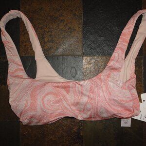 L*SPACE Women's "Lizzie Top" Bikini Top with Padding Size M NWT!!